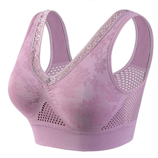Plumelle™ – Wireless Lace Support Bra with All-Day Lift + 50% OFF