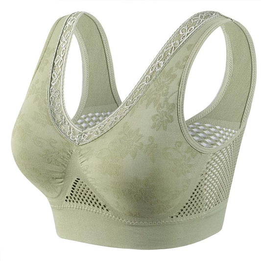 Plumelle™ – Wireless Lace Support Bra with All-Day Lift + 50% OFF