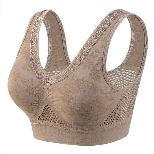 Plumelle™ – Wireless Lace Support Bra with All-Day Lift + 50% OFF