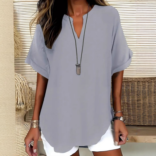 The AuraBreeze Muslin Blouse — Effortless Summer Elegance + 50% Off
