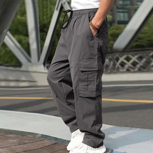 Strider™ – Loose Fit Casual Pants with Multiple Pockets & Drawstring Waist + 50% OFF
