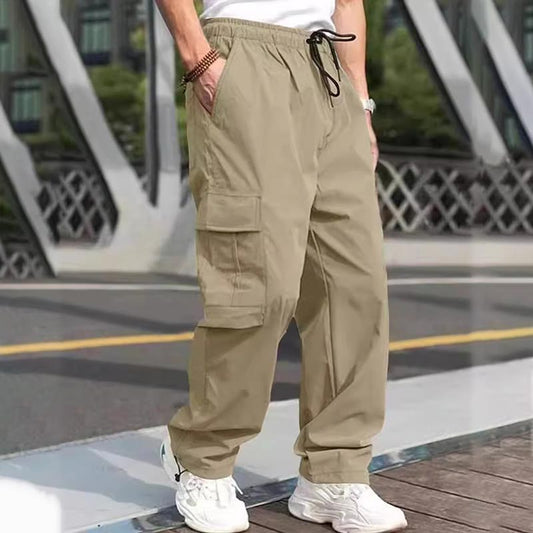 Strider™ – Loose Fit Casual Pants with Multiple Pockets & Drawstring Waist + 50% OFF