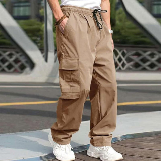 Strider™ – Loose Fit Casual Pants with Multiple Pockets & Drawstring Waist + 50% OFF