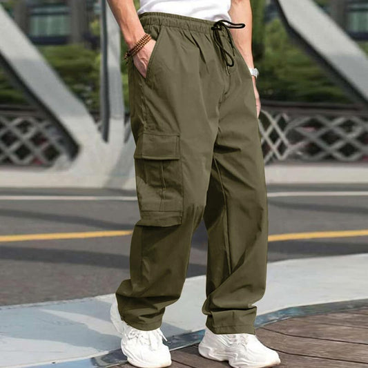 Strider™ – Loose Fit Casual Pants with Multiple Pockets & Drawstring Waist + 50% OFF