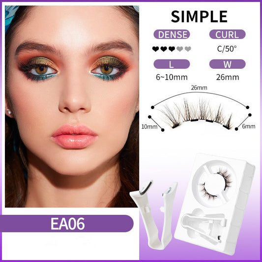 Plumelle™ – Reusable Magnetic Lashes with Built-In Eyeliner Effect & Applicator + Buy 1 Get 1 FREE