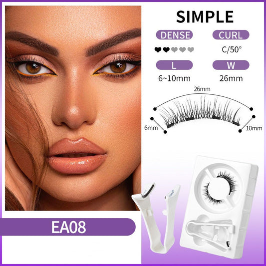 Plumelle™ – Reusable Magnetic Lashes with Built-In Eyeliner Effect & Applicator + Buy 1 Get 1 FREE