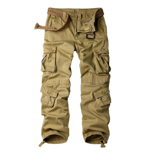 Marlow™ – Multi-Pocket Cotton Cargo Pants for Men + 50% OFF