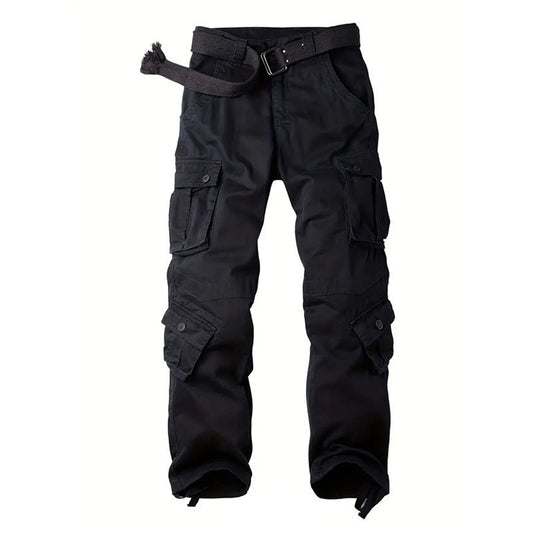 Marlow™ – Multi-Pocket Cotton Cargo Pants for Men + 50% OFF