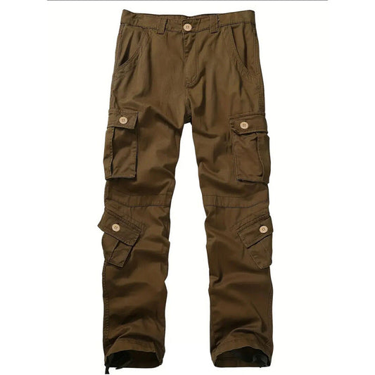 Marlow™ – Multi-Pocket Cotton Cargo Pants for Men + 50% OFF