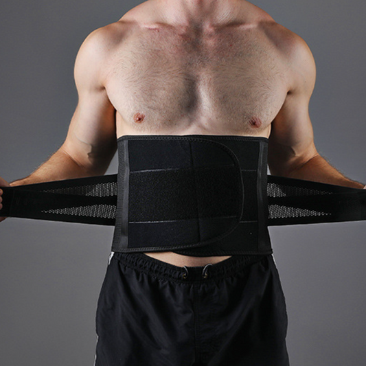 Spinora™ – Dual-Strap Compression Back Brace with Removable Lumbar Stays + 50% OFF