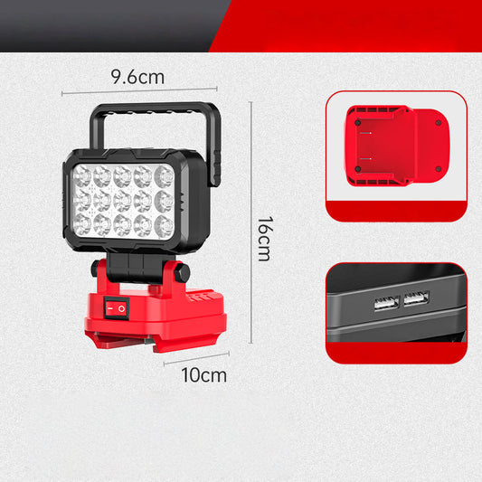 Beamcraft™ – 180° Pivoting LED Work Light with Dual USB Power Bank & Universal Battery Fit + 50% OFF