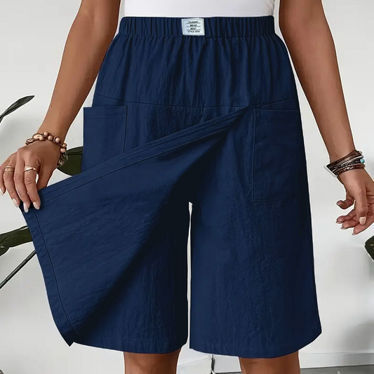 Glidelle™ – Asymmetric Wrap Skort with Hidden Shorts & Pockets + 50% OFF