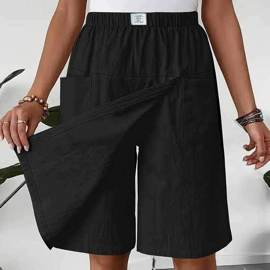 Glidelle™ – Asymmetric Wrap Skort with Hidden Shorts & Pockets + 50% OFF