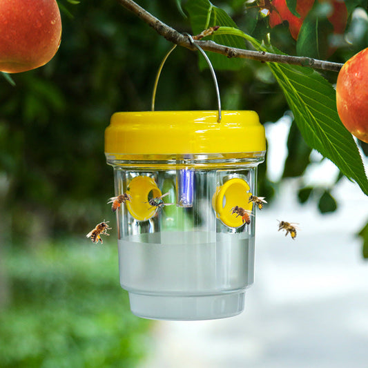 Duskbeacon™ – Solar-Powered LED Wasp & Yellow Jacket Trap with Dual Entry Tunnels +50% OFF
