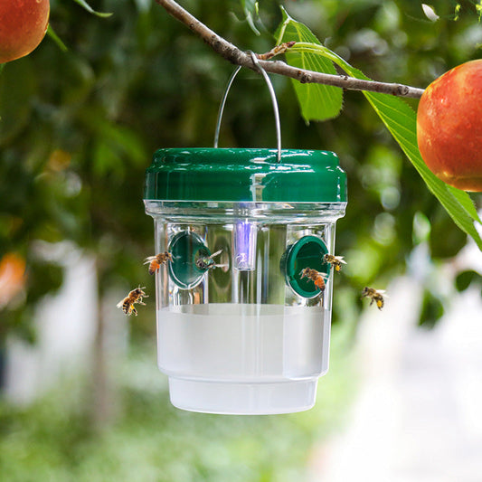 Duskbeacon™ – Solar-Powered LED Wasp & Yellow Jacket Trap with Dual Entry Tunnels +50% OFF