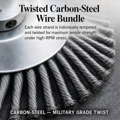 TrimForge – 360° Steel Wire Trimmer Head for Tough Weeds & Overgrowth + 50% OFF