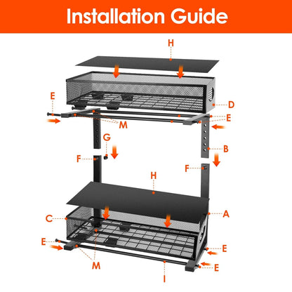 The Cabinet Glide Organizer - 2-Tier Sliding Storage + 50% OFF