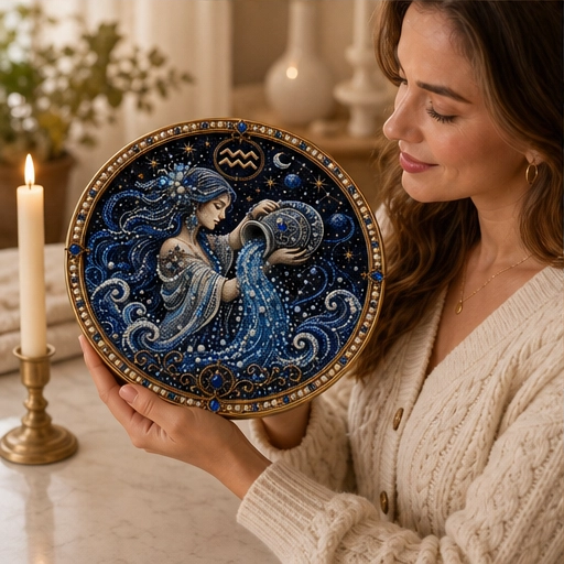 Perlune – 3D Pearl Mosaic Zodiac Art Kit, All 12 Star Signs + 50% OFF